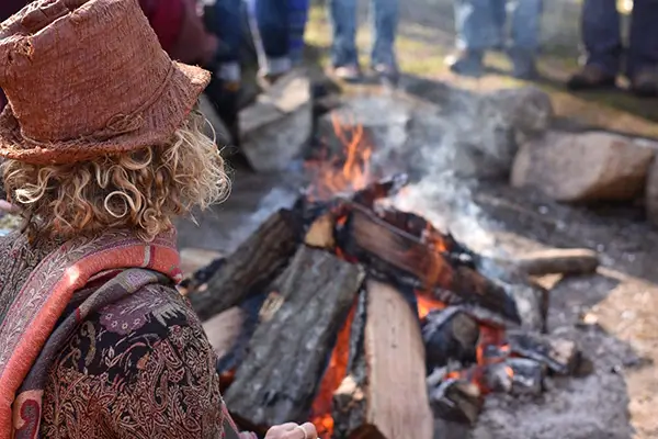 Story Telling around a fire