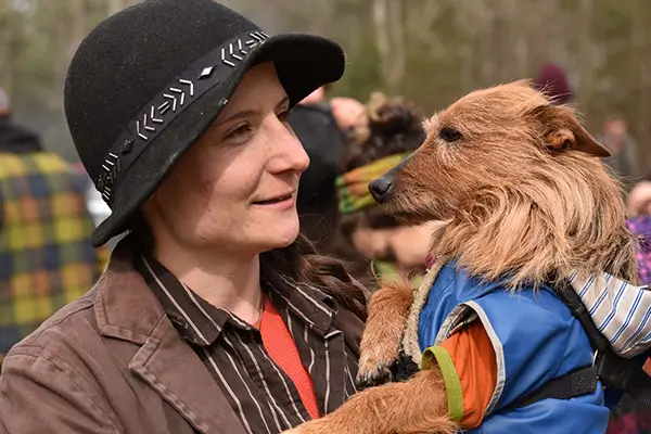 Piedmont Earthskills is Dog-friendly for Friendly Dogs